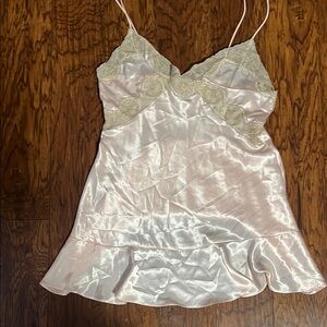 Victoria's Secret Pink Chemise with Lace Trim